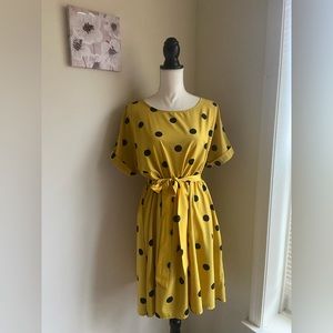 Ladies classy polka-dots dress.